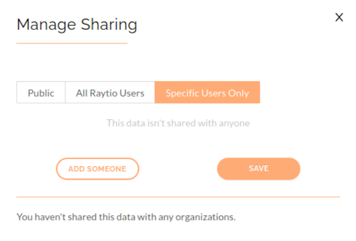 Manage sharing