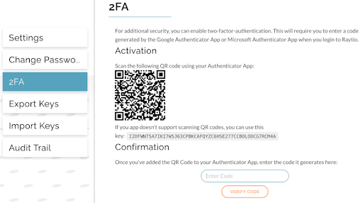 2 factor authentication